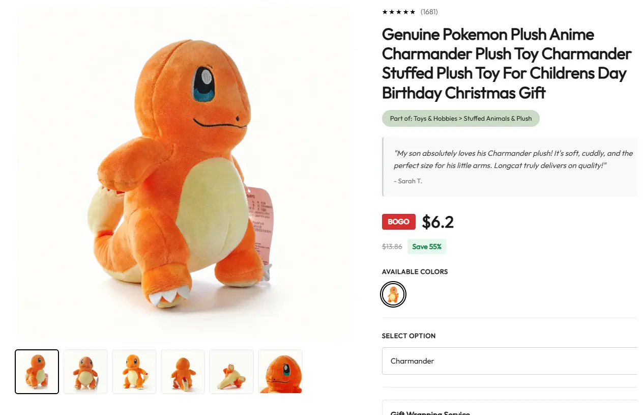 Product Page Generation in Action